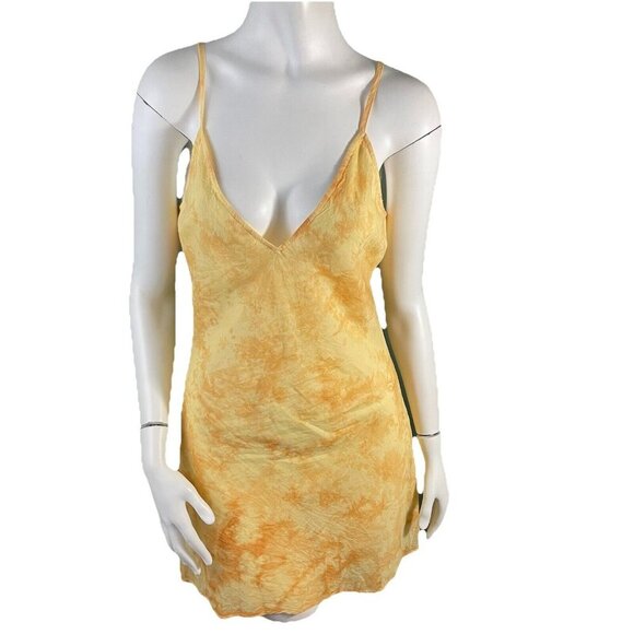 Jen’s Pirate Booty Shine On Kaftan Eyelet Maxi Dress Cover Up Yellow M / L - Picture 9 of 16